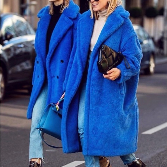 MAX MARA Teddy Bear Alpaca-Blend Coat Small NWT - Picture 2 of 9